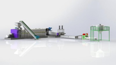 Sistem Pelletisasi Plastik Double-Stage