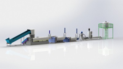 Sistem Pelletisasi Plastik Triple-Stage