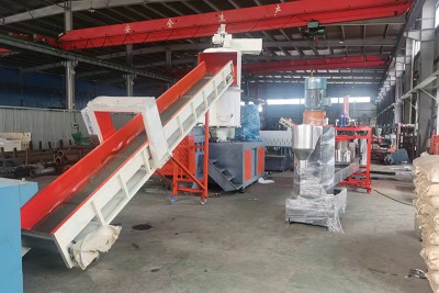 Single-Stage Lini Pelletisasi Plastik Tipe Compactor